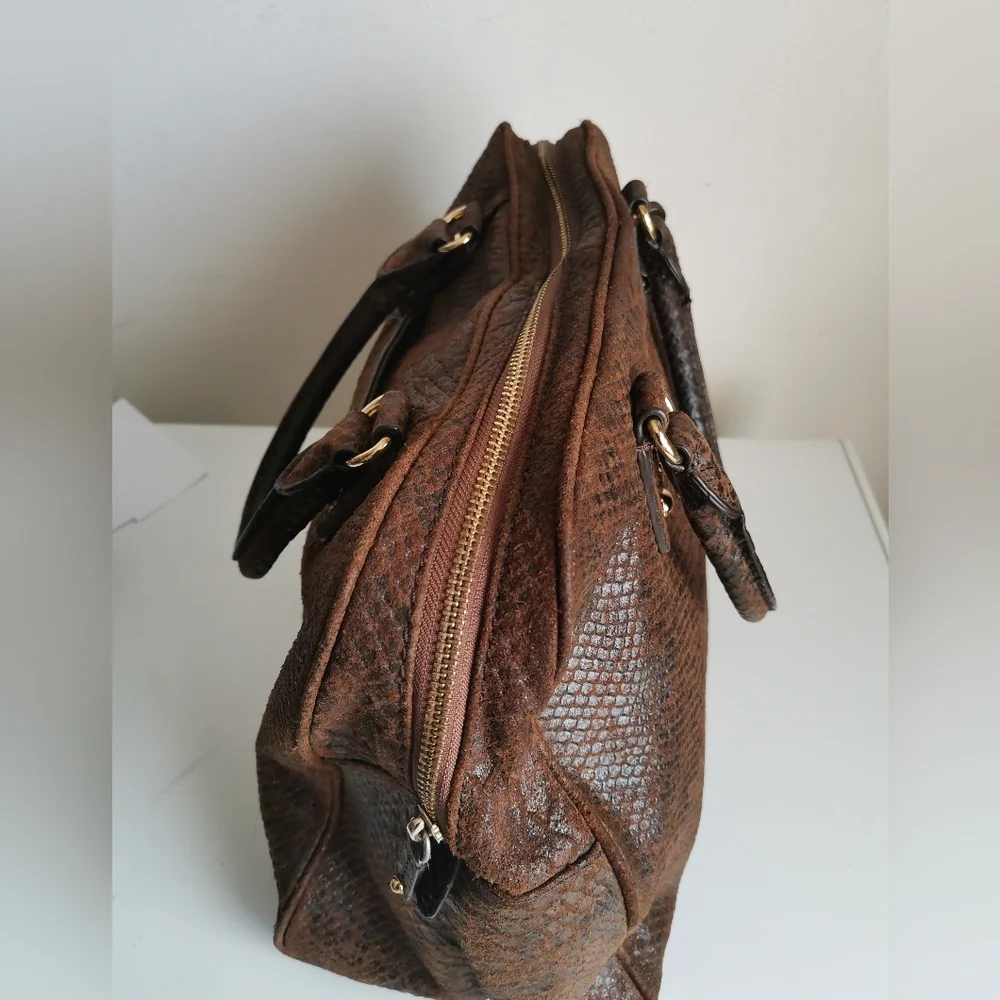 Michael Kors Embossed Python Bag - Picture 7 of 10